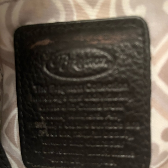 Brighton leather bag croc front black and brown - Picture 2 of 6